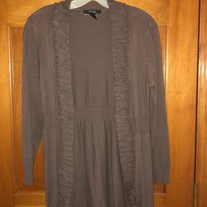 Style and Company Ruffle Sweater Petite Large